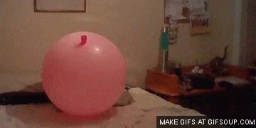 Image result for balloon deflating gif
