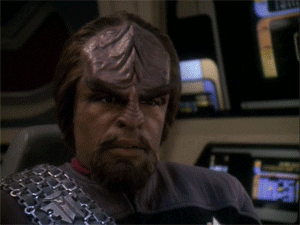 Image result for worf star trek animated gif