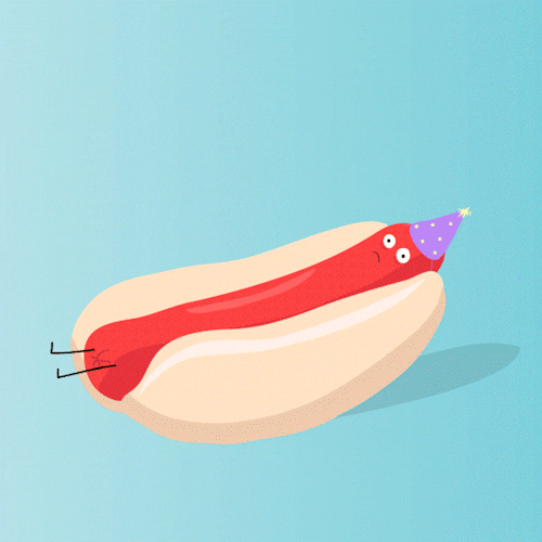 birthday happy birthday hot dog mustard