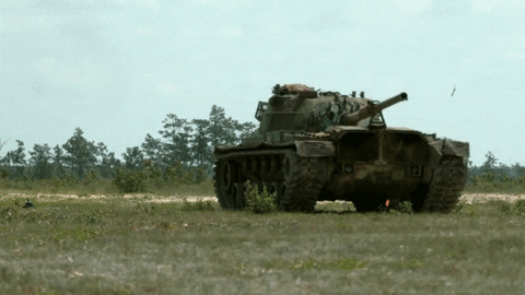motion tank target hellfire m60