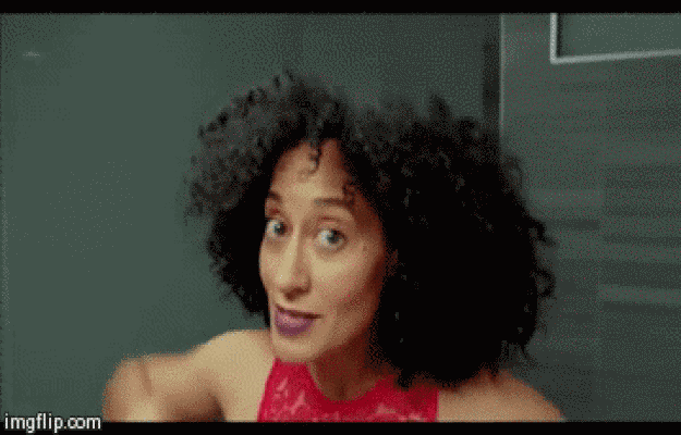 tracee ellis ross fluffing her hair