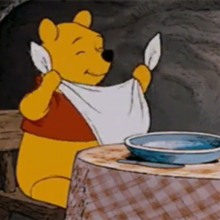 Gif of Winnie the Pooh getting ready to eat