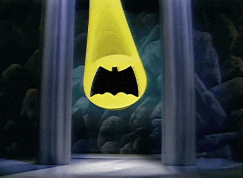 bat signal west animated gif