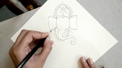 simple ganesha drawing - Google Search | Ganesha drawing, Ganesha, Ganesha  art-saigonsouth.com.vn