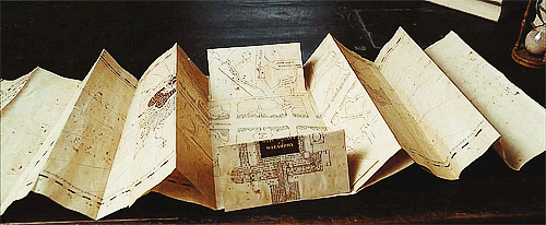 Marauders' Map folding in on itself