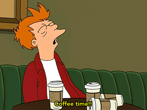 coffee futurama monday morning