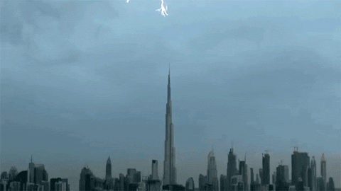  Burj Khalifa lightening