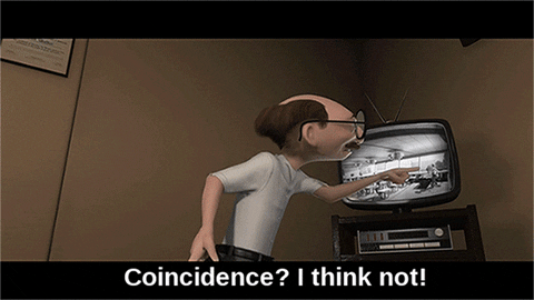 I Think Not No Coincidence GIF - Find & Share on GIPHY