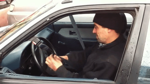 Automatic Seat Belt Amazing Gif