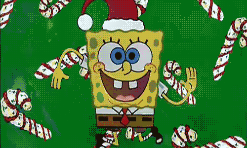christmas spongebob merry christmas christmas gif