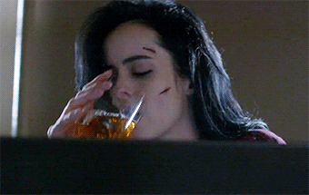 Jessica Jones Drinking GIF - Find & Share on GIPHY
