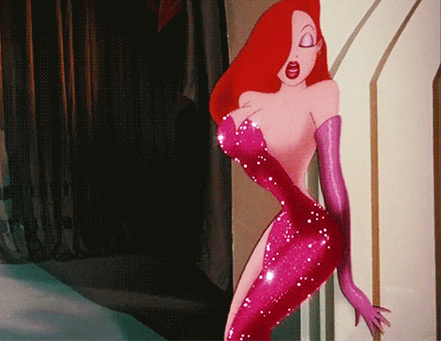 Take a look at this hot ginger Jessica Rabbit