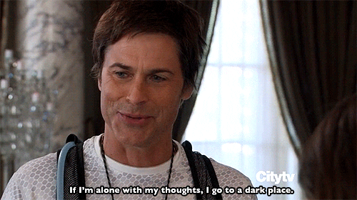 Alone with my thoughts gif