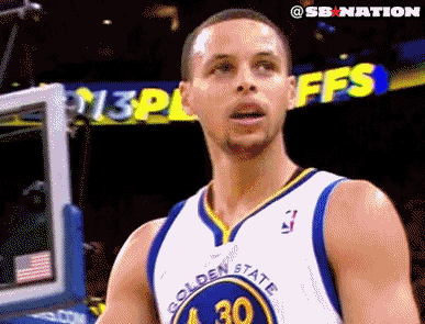 Tuesday Tricking us just like Steph tricking his defender. h/t giphy.com