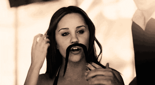 Amanda Bynes Moustache GIF - Find & Share on GIPHY