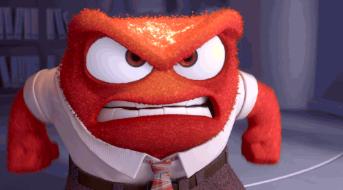 Anger from Inside out getting mad 