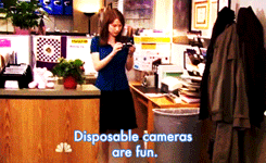 I met someone today who didn't know what a disposable camera was... I  thought of this. : r/DunderMifflin