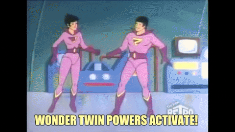 Wonder twins activate gif