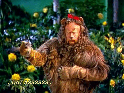 wizard of oz dat ass cowardly lion