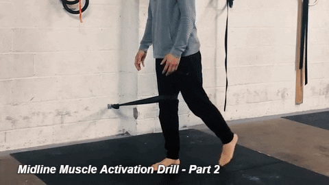 patellofemoral pain syndrome exercises - Midline Muscle Activation Drill Part 2