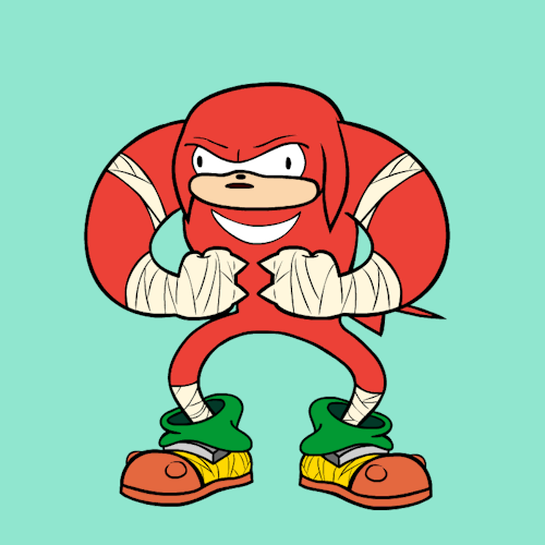Knuckles The Echidna Standing Confident Db Com My Xxx Hot Girl