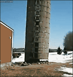 demolish the silo