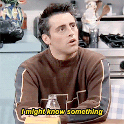 joey friends know something