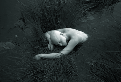 by artist george blind haunting