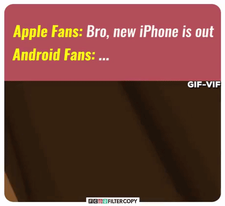 Android Fans To Apple Fans in funny gifs