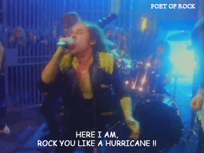 Image result for rock you like a hurricane animated gif