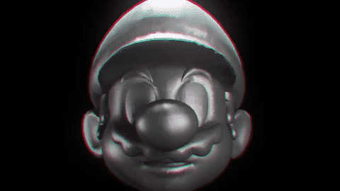 Luigi Death Stare GIFs on Giphy