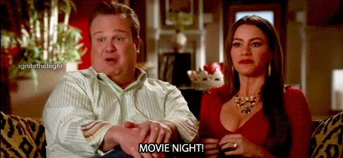 Modern Family Movie Night GIF - Find & Share on GIPHY