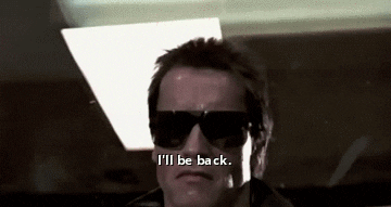 Ill Be Back Arnold Schwarzenegger GIF - Find & Share on GIPHY