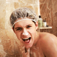 one direction niall horan shower one way or another owoa