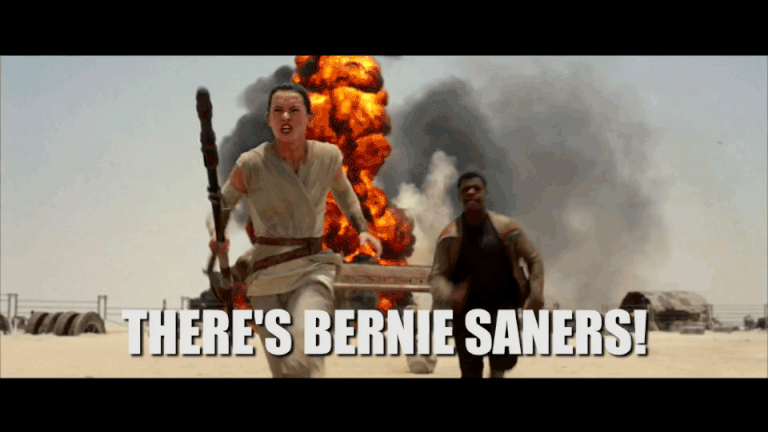 Bernie SAnders will save us - The Garbage will do