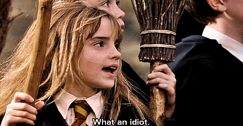 gif d'Hermione dans Harry Potter 1