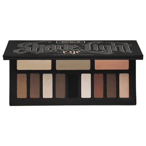 a gif of kat von d and the shade and light palette