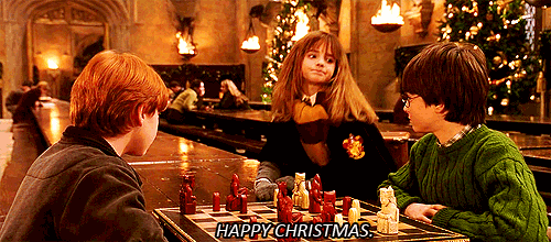 Image result for Hermione christmas gif