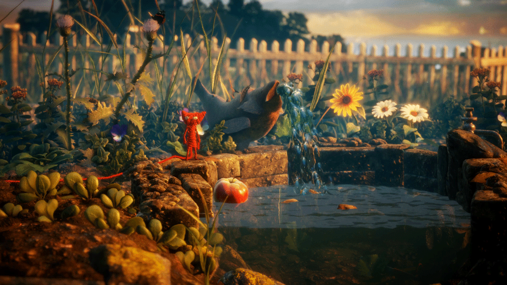 Esse gif ilustra bem o que eu estou falando sobre beleza de Unravel Two
