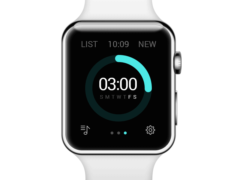 apple watch animated gif background