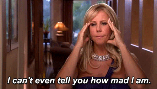 Real Housewives Mad Upset Real Housewives Of Orange County Rhoc