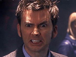 tv doctor who angry mad david tennant