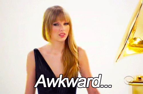 Taylor Swift Awkward Gif