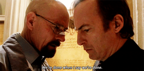 Image result for walter white and saul goodman gif