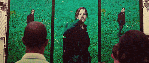 Katniss en Los Juegos del Hambre 