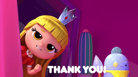 Image result for thank you gif cartoon