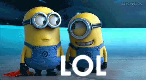 LOL Minions in reactions gifs