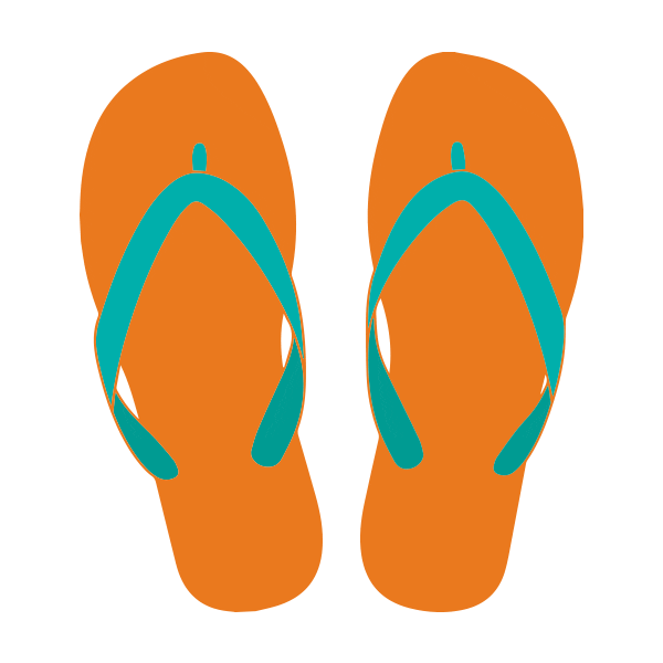 Beach Flip Flops Sticker by Jump On and Stay for iOS & Android | GIPHY