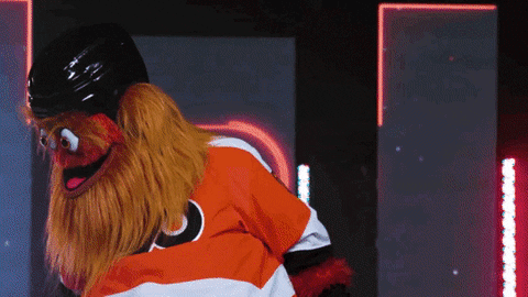 Philadelphia Flyers unveil their new mascot, a clumsy 7ft creature called  Gritty, to mixed reviews