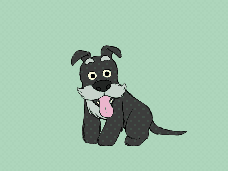 Cute Dog Gif Cartoon ~ Animal Puppy Sticker | Enterisise